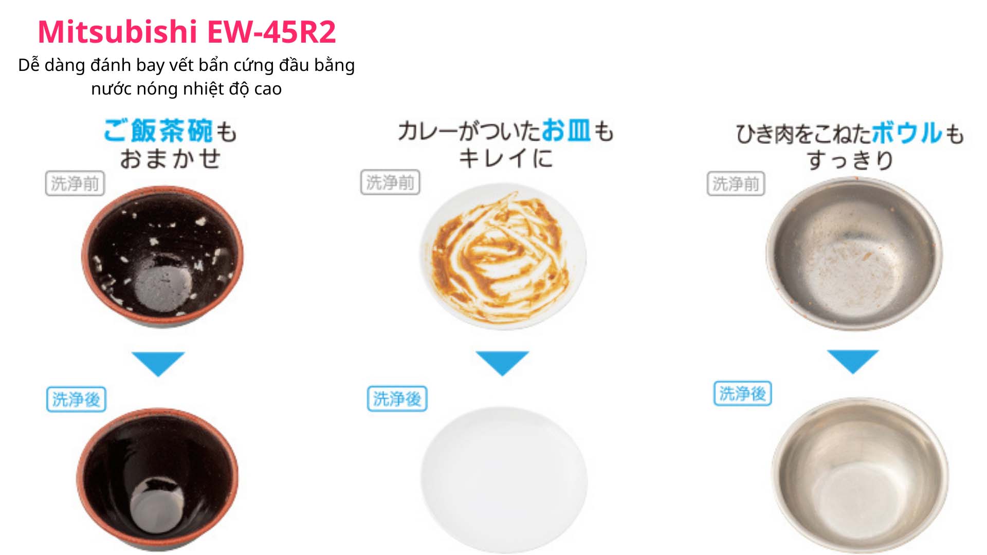 Máy rửa bát âm tủ EW-45R2 Mitsubishi May-rua-bat-Mitsubishi-EW-45R2