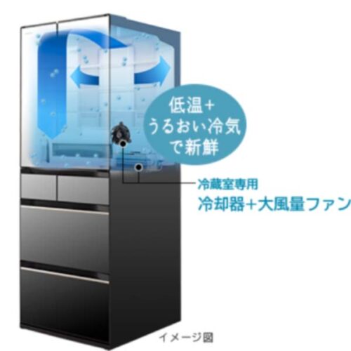 Tủ lạnh Hitachi R-KX57N 567L hút chân không Tu lanh Hitachi R KX57N 567L 14