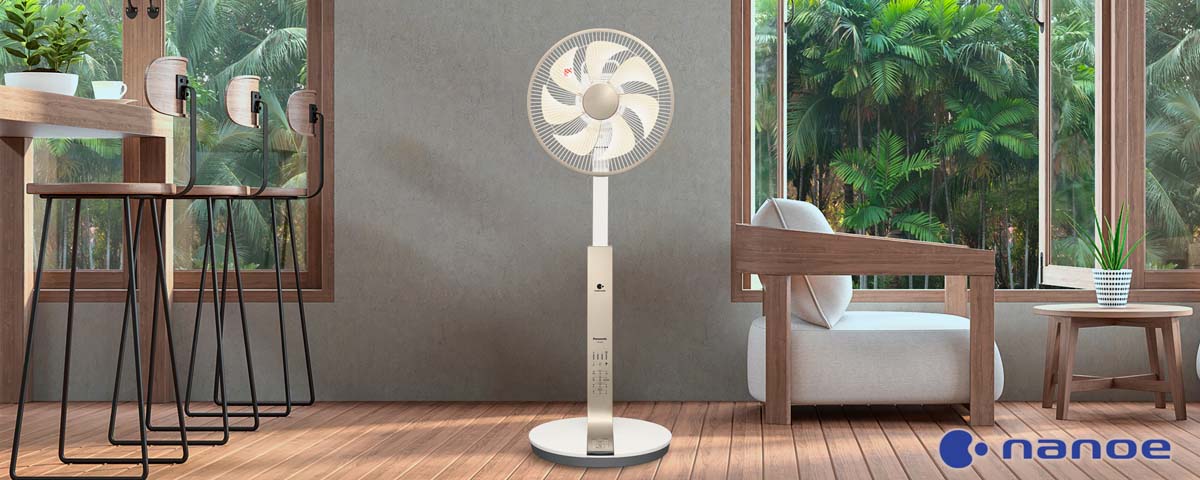 Quạt cây Panasonic F-CV339 Động cơ DC quat cay cao cap panasonic f cv339 model 2022 dong co dc