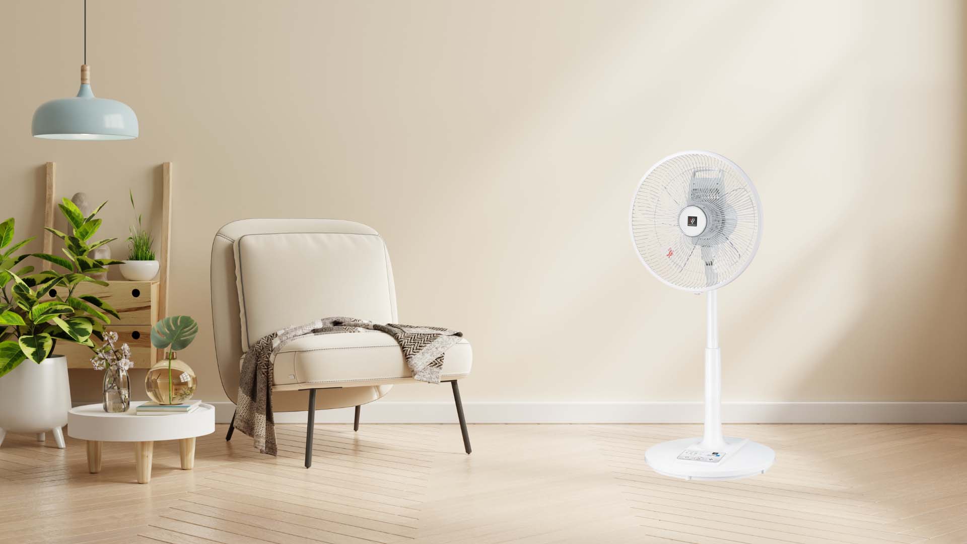 Quạt cây Sharp PJ-N3AS Động cơ AC quat cay nhat noi dia sharp pj n3as dong co ac 1