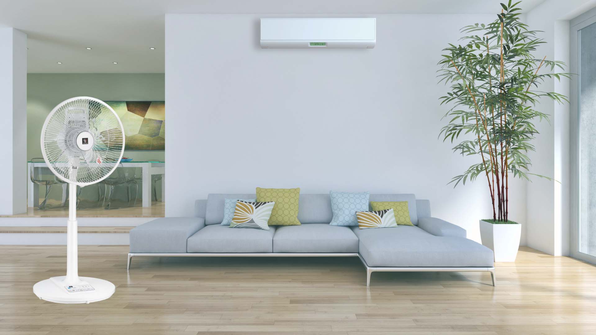 Quạt cây Sharp PJ-N3AS Động cơ AC quat cay nhat noi dia sharp pj n3as dong co ac 8