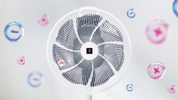 Quạt cây Sharp PJ-P3DS Động cơ DC quat cay nhat noi dia sharp pj p3ds phat ion 7000 dong co dc 5