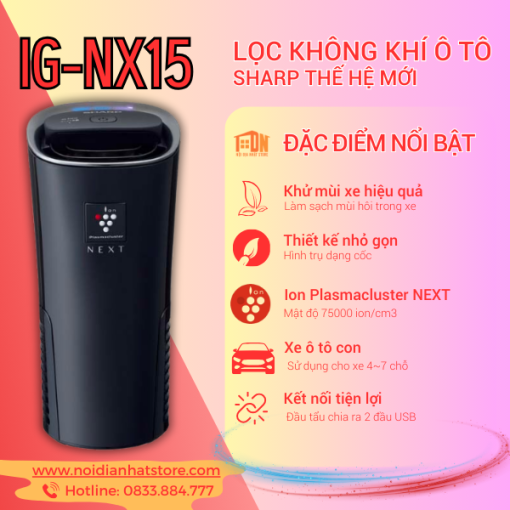 Loc-khong-khi-o-to-Sharp-IG-NX15