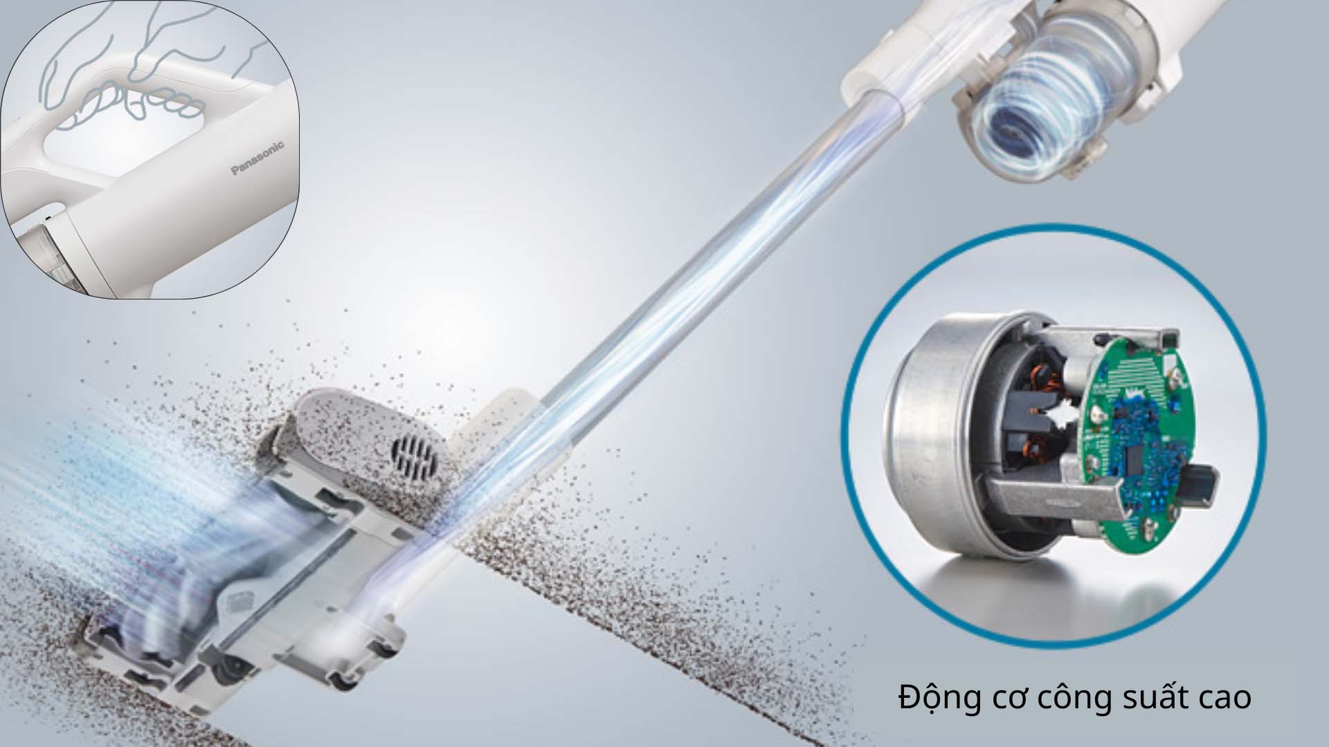 Hút bụi không dây MC-SB85K Panasonic May-hut-bui-khong-day-Panasonic-MC-SB85K