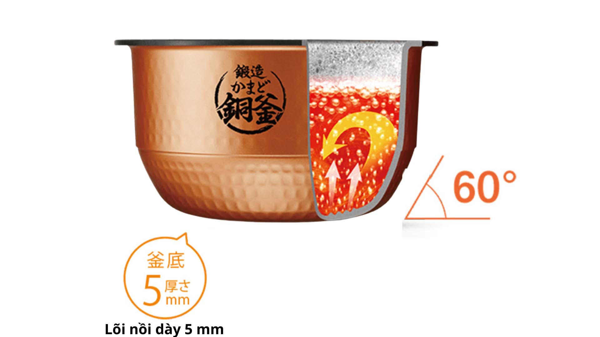 Nồi cơm điện Toshiba RC-10VSR 1.0L Cao tần - Áp suất