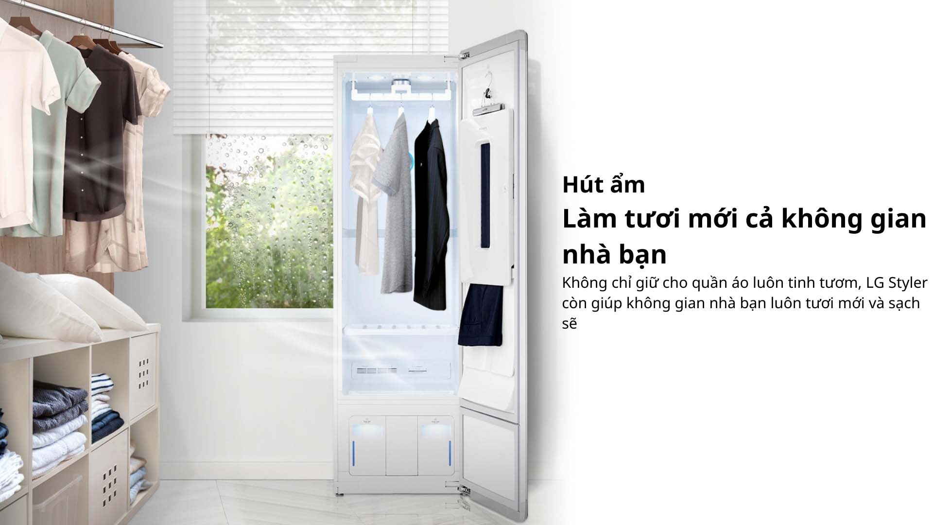 Tủ chăm sóc quần áo thông minh LG Styler S5MB cao cấp