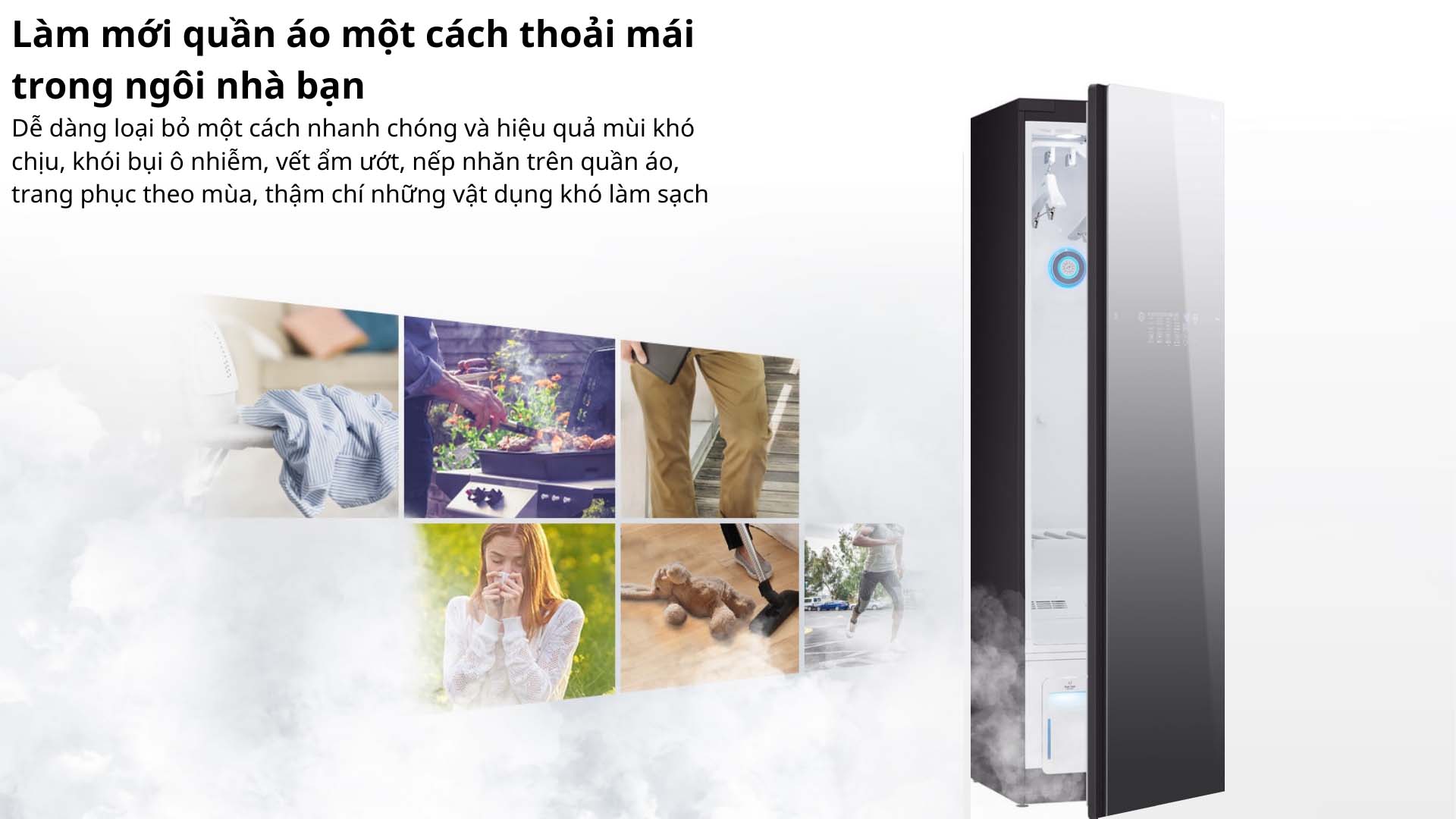 Tủ chăm sóc quần áo thông minh LG Styler S5MB cao cấp