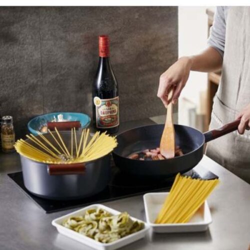 Bộ nồi chảo LUO-SE10 10 món Iris KITCHEN CHEF Bo-noi-chao-Iris-Ohyama-LUO-SE10