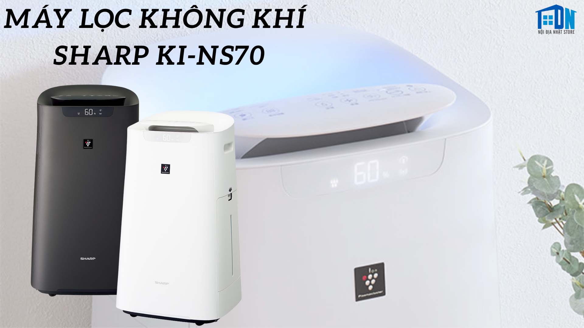 Máy lọc không khí Sharp KI-NS70 Lọc 51m2 -